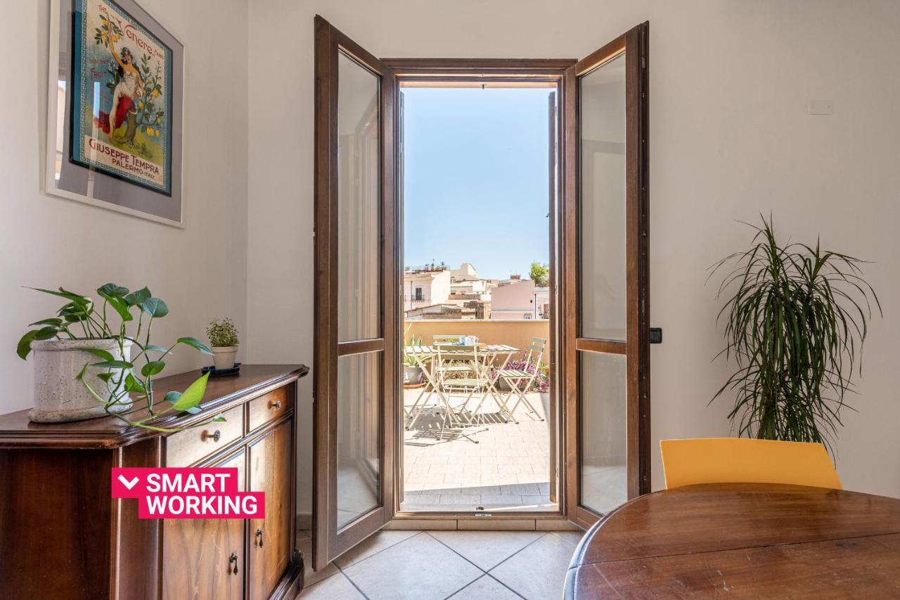 The Terrace Behind The Cathedral By Wonderful Italy Apartment Palermo Luaran gambar